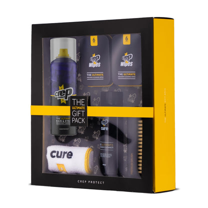 Crep Protect The Ultimate Shoe Care Bundle Gift Pack - Shoe Protector Spray - Sneaker Cleaner - Quick Cleaning Wipes - Premium Bush & Microfiber Cloths