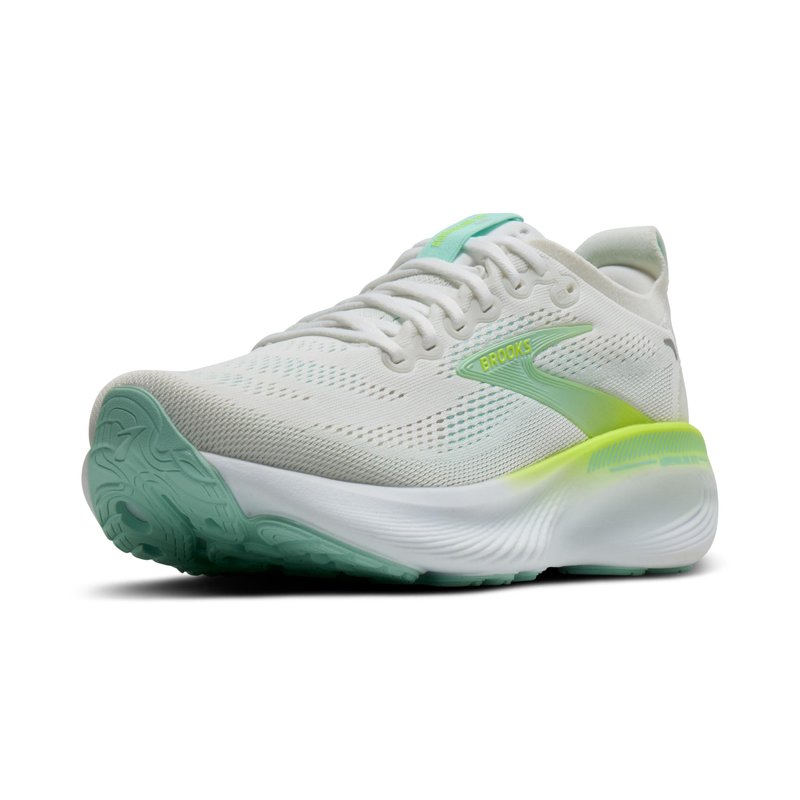 Brooks Women’s Adrenaline GTS 25 Supportive Running & Walking Shoe - White/Nightlife/Yucca - 13 Medium