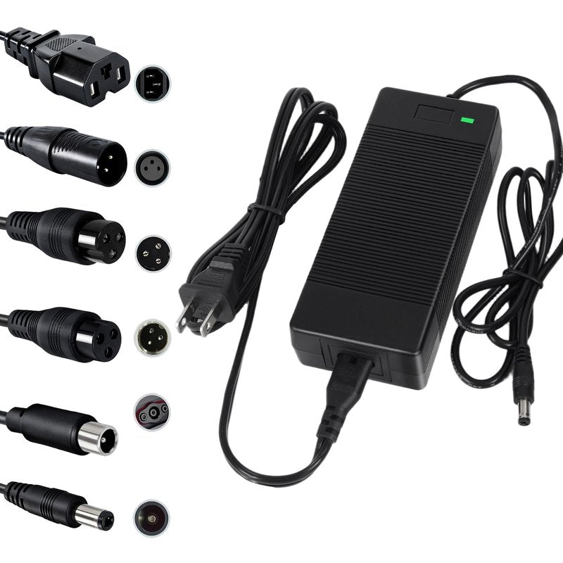 UL Certified 42V 2A 6-Prong Replacement Charger for 36V Electric Scooter & Hoverboard