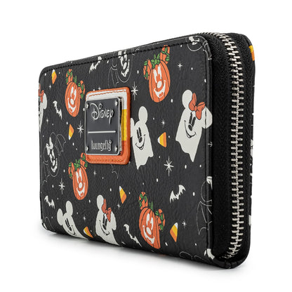 Loungefly Disney Spooky Mice Mickey and Minnie Candy Corn Wallet