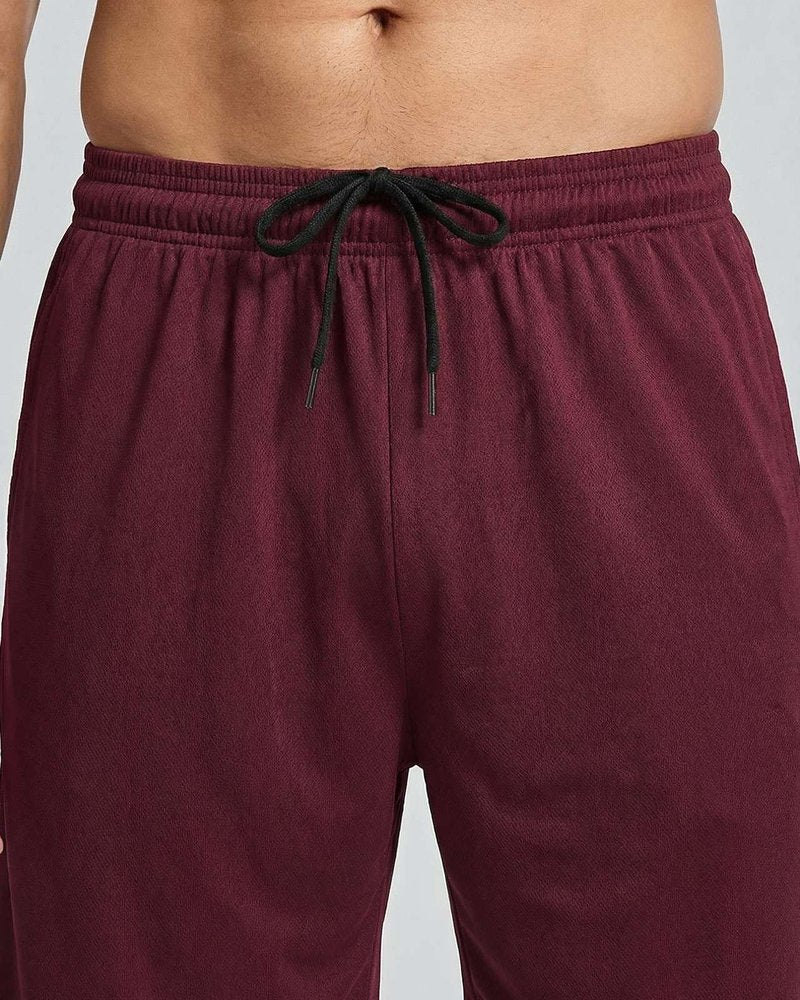 Real Essentials Men’s 5 Pack: 9" Dry-Fit Shorts – Athletic Gym, Workout, Basketball, Running, Casual Lounge Active Pockets, Set 5, XL
