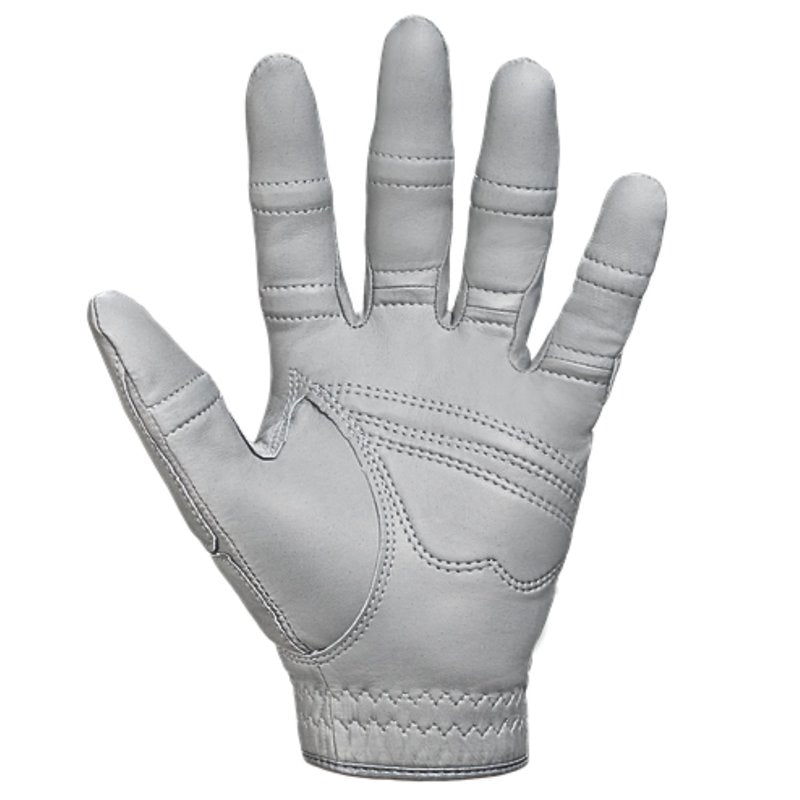 Bionic Men's StableGrip with NaturalFit 2.0 Golf Glove with Dual Expansion Thumb for Best Fit - Premium Cabretta Leather… (Gray, Large, Right)