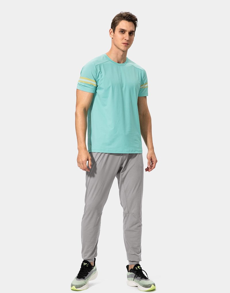 G Gradual Men's Sweatpants with Zipper Pockets Athletic Pants Traning Track Pants Joggers for Men Soccer, Running, Workout(Light Grey,M)