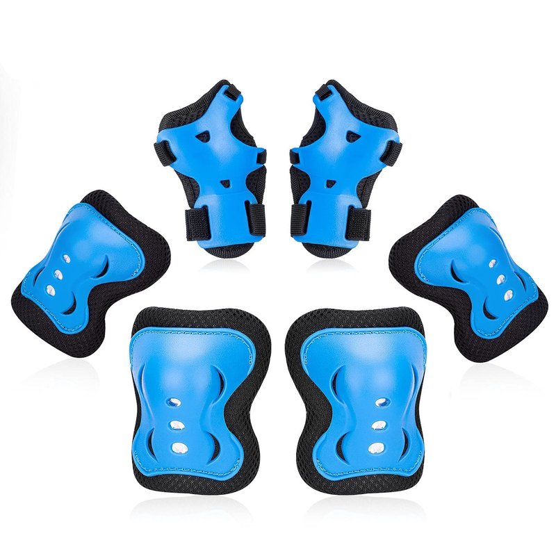 Youth/ KidsKnee Pads Elbow Pads Wrist Guards Protective Gear Set for Child Roller Skates, Cycling, Inline Skating, Scooter Skateboard, BMX Bike, Riding, and Multiple Outdoor Sports Activities