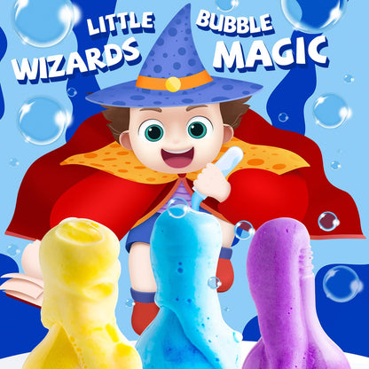 CLOUQUAR Kids Bath Bomb Potions, 6 Pack Non-Toxic Fizzy Bubble Bath Explosions, Colorful Burst Bath Potions for Kids, Scientific & Magical Bath Time Buddy, Fun & Educational Bubble Bath for Kids