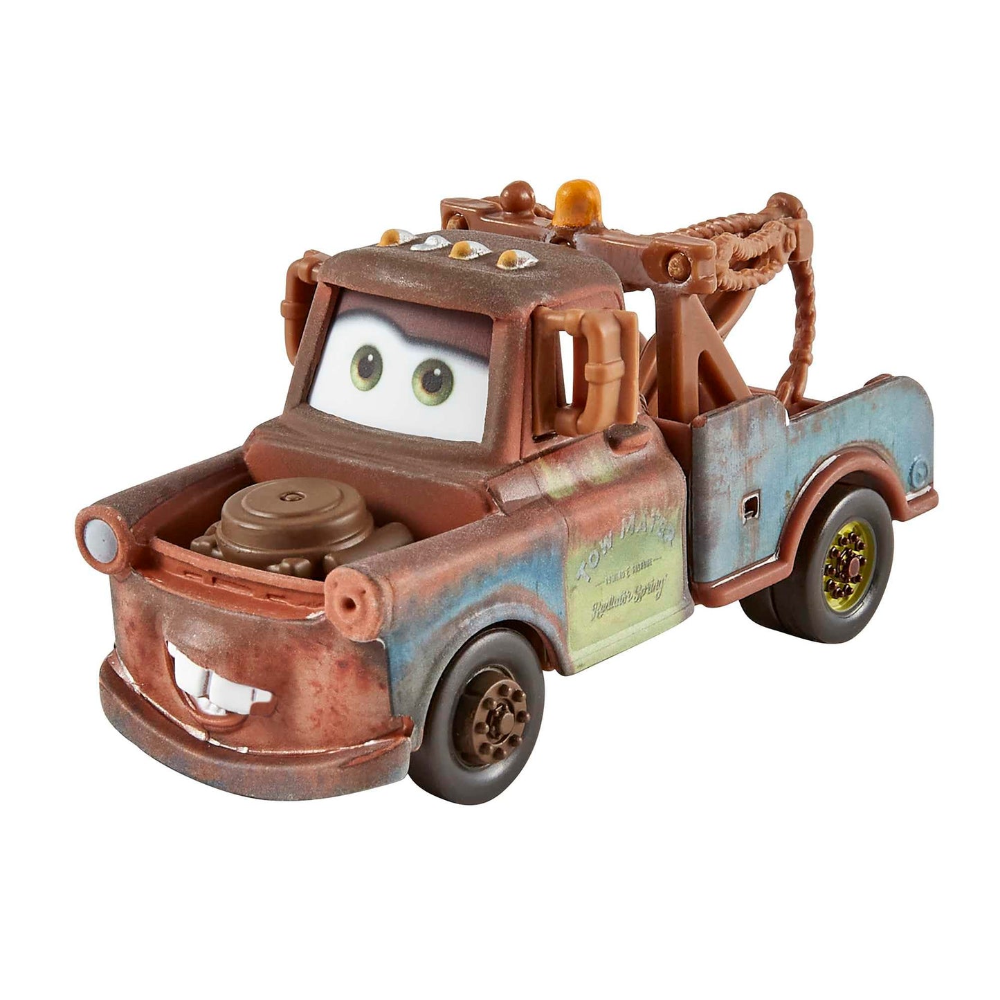 Mattel Disney and Pixar Cars Toys, Radiator Springs 3-Pack with Lightning McQueen, Mater and Sheriff Die-Cast Toy Cars, HBW14