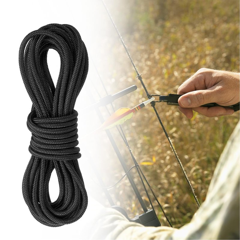 PATIKIL Archery D Loop Rope, Bow D Loop String Release Material Nock Wire Nocking Loop Buckle Ring for Compound Bowstring