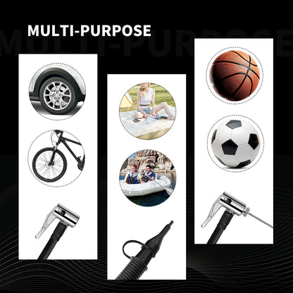 AVID POWER Tire Inflator Portable Air Compressor, 12V DC 110V AC Car Tire Pump, Air Mattress Pump with Inflation and Deflation Modes, Dual Powerful Motors, Digital Pressure Gauge