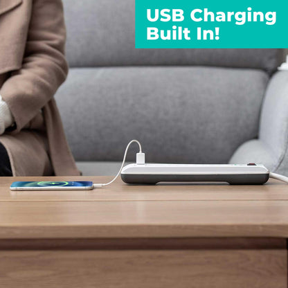 4-Outlet Surge Protector Power Strip (2 Pack)