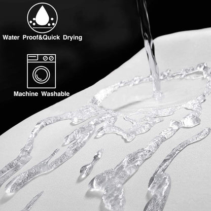 Cnayuep Halloween Shower Curtain, Black Fall Shower Curtains for Bathroom, Horror Skeleton Halloween Curtains Ghost Shower Curtain Set for Bathroom Decor, Waterproof Bathroom Curtain 72"X72"