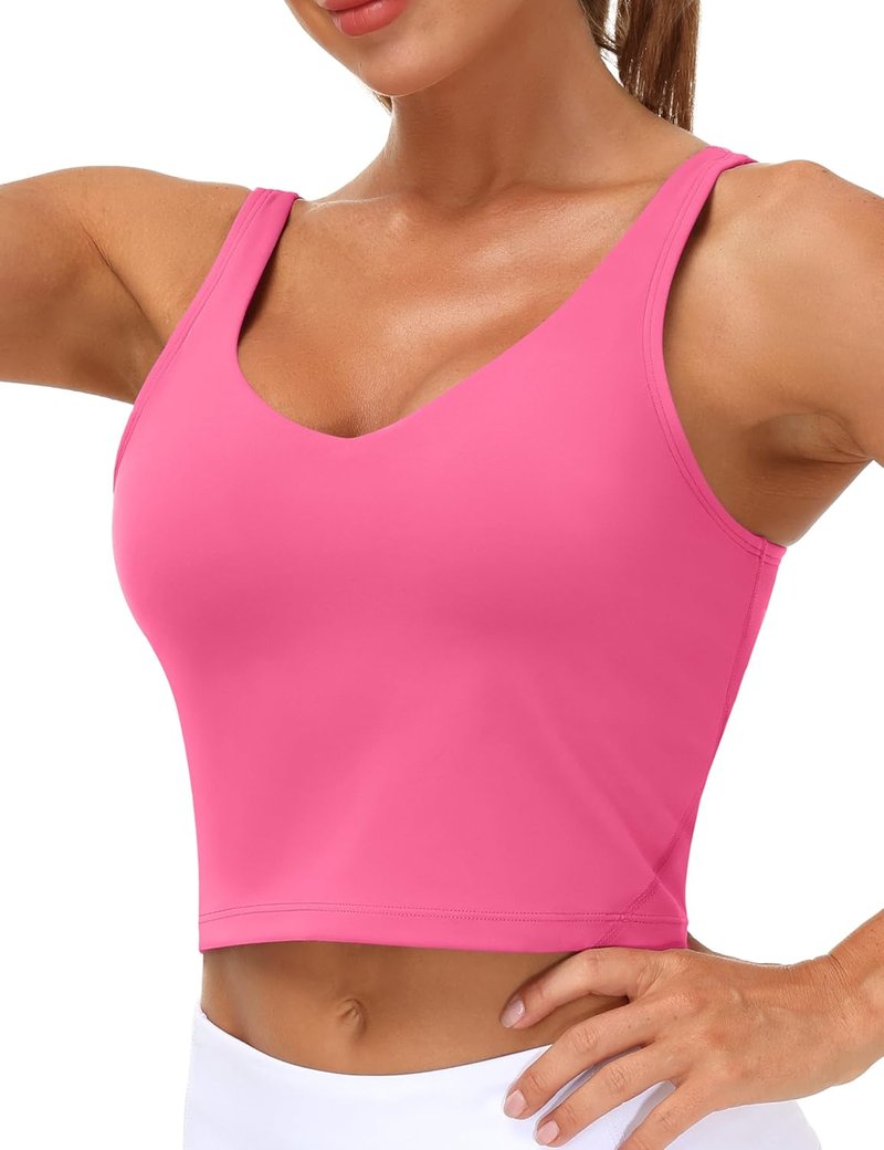 Womens' Longline Sports Bra - Wirefree & Padded for Medium Support | Comfortable Fit