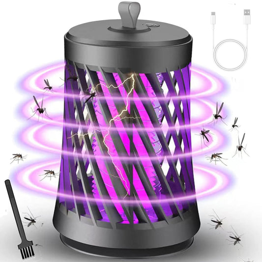 Bug Zapper Indoor, Electric Indoor Bug Zapper Outdoor, 2 in 1 Mosquito Zapper, Powerful Fly Zapper with Purple Lights for Home, Garden, Patio