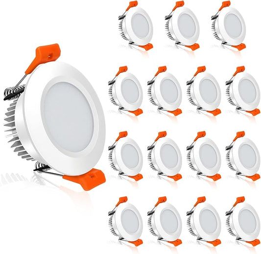 YGS-Tech 2 Inch LED Recessed Lighting, Dimmable Downlight 3W(35W Halogen Equivalent), CRI80, 3000K Warm White Ceiling Light with LED Driver(16 Pack)