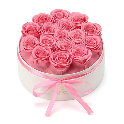 Valentines Day Flowers Roses Gifts for Her,16pcs Red Forever Preserved Roses in Heart Shape Gift Box,Valentines Day Delivery Prime Gifts-Roses Gifts for Women,Mom.