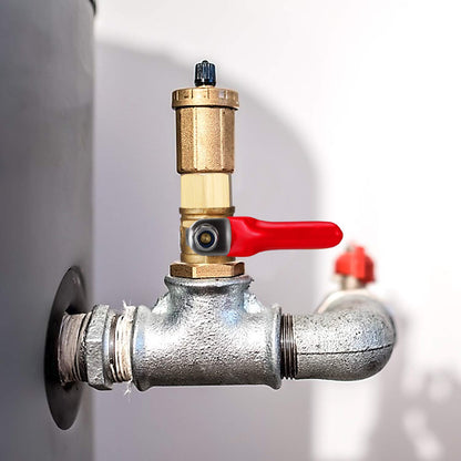 1/4 Inch Ball Valve NPT Air Compressor Brass Valve Female Male Shut Off Small