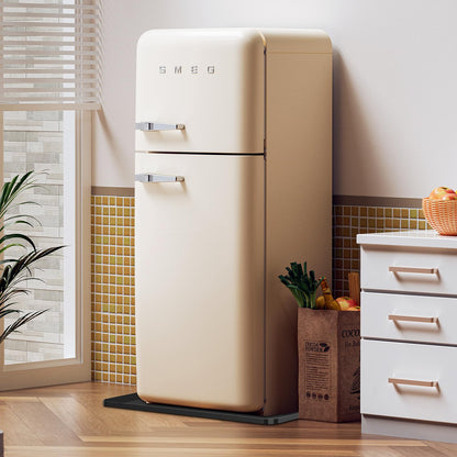 Ieesspd Mini Fridge Silicone Mat,24''x24''x0.5'', Under Refrigerator Mat Mini Fridge Drip Pan Prevents Appliance Leakage Water Spills, Protects the Floor From Damage and Cleanliness(Black)