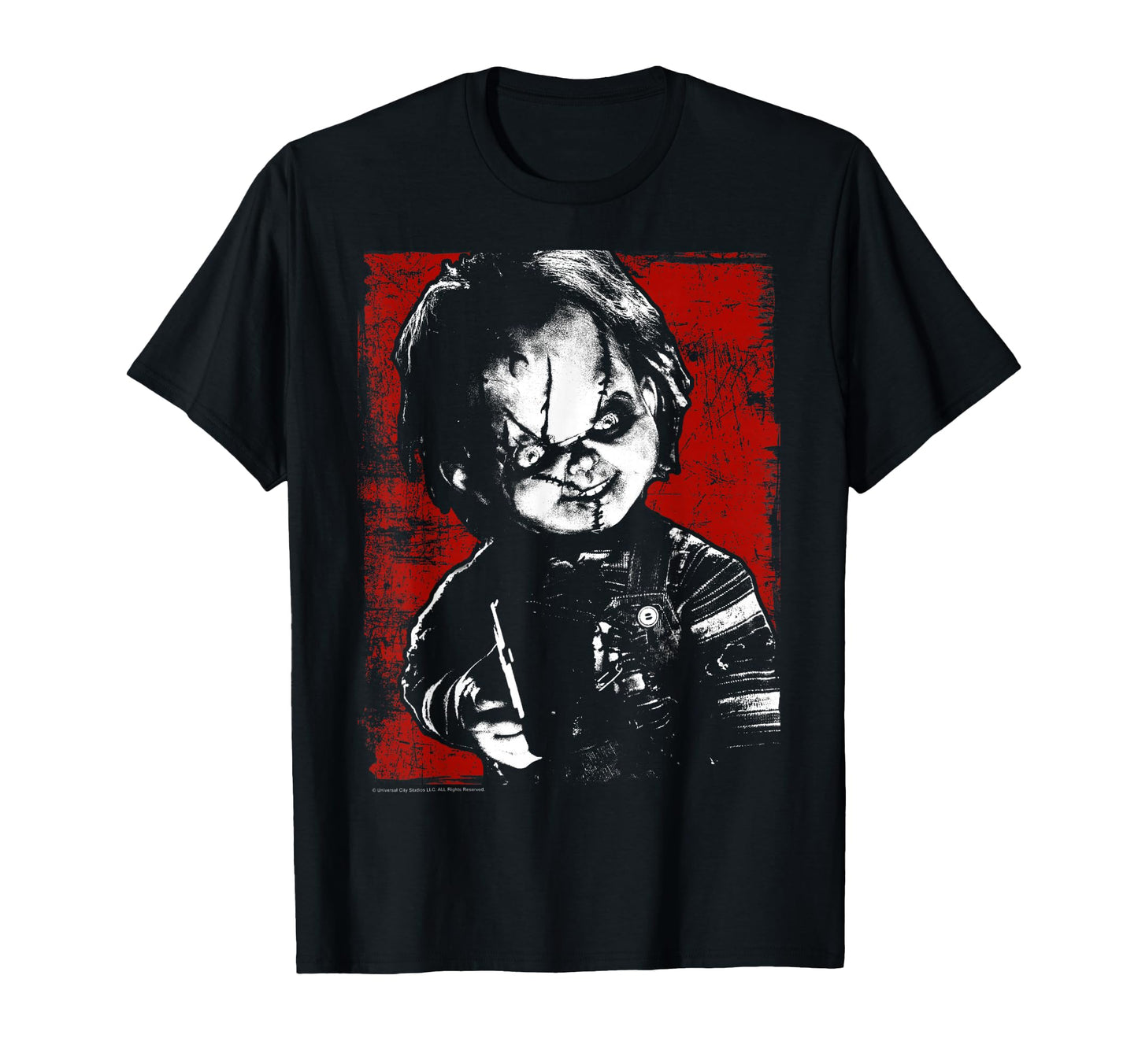 Child's Play Chucky Distressed Portrait T-Shirt