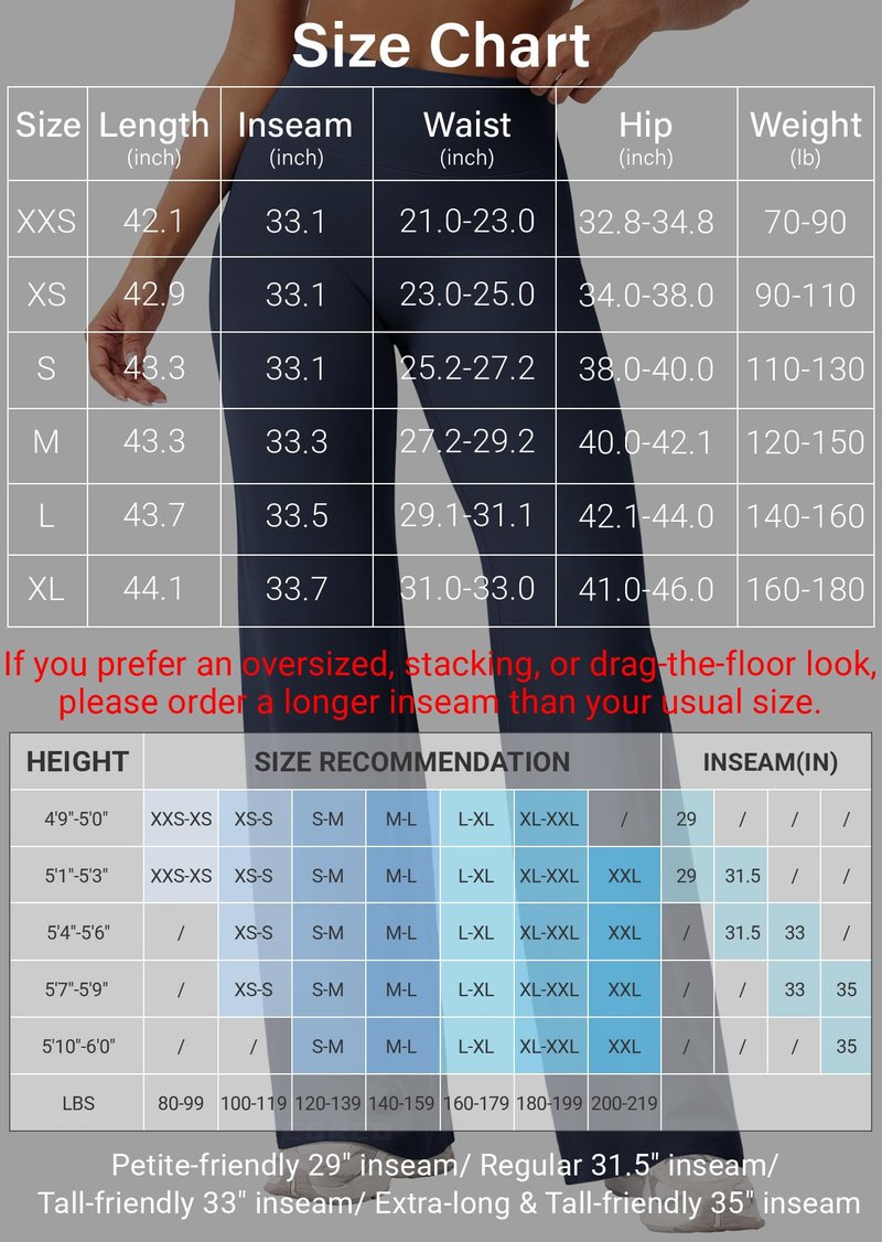 YEOREO Workout Leggings Womens No Front Seam Straight Leggings 33" High Waist Buttery Eddiy Gym Yoga Pants Black XXS