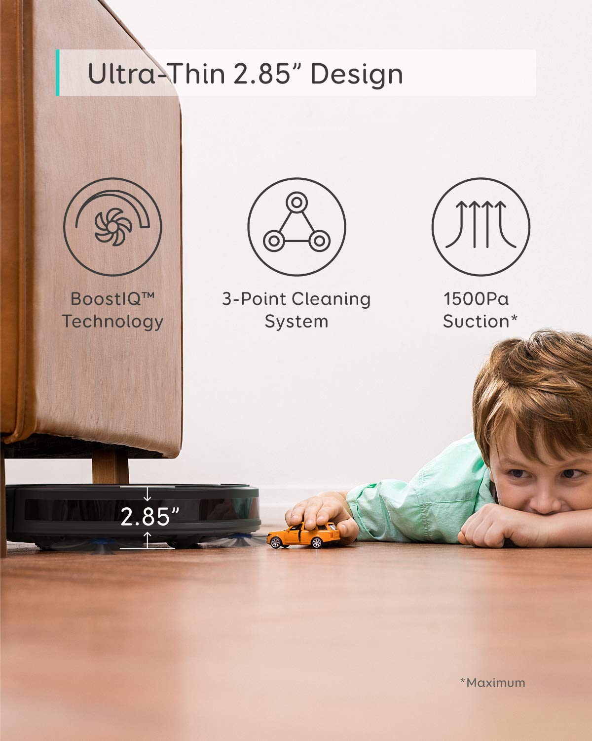 eufy Robot Vacuum Omni S1 Pro, HydroJet System with Roller Mop, Robot Vacuum and Mop Combo, Eco-Clean Ozone, Incrediable Suction, Obstacle Avoidance, Auto Mop Washing & Drying, Self-Emptying