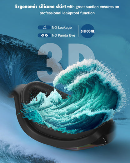 Aegend Kids Swim Goggles, Pack of 2 Swimming Goggles for Children Boys & Girls Age 3-14