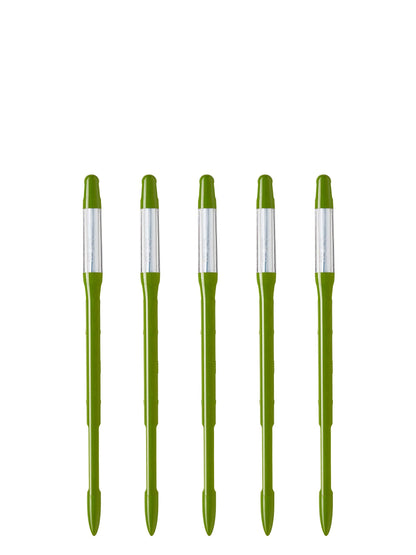 SUStee Watering Indicator for plants (Set of 5) - Smart Watering for All Plants, Works in All Soils | Minimalistic Design, Easy-to-Use, No Batteries | 100% Made in Japan (Green, Medium)