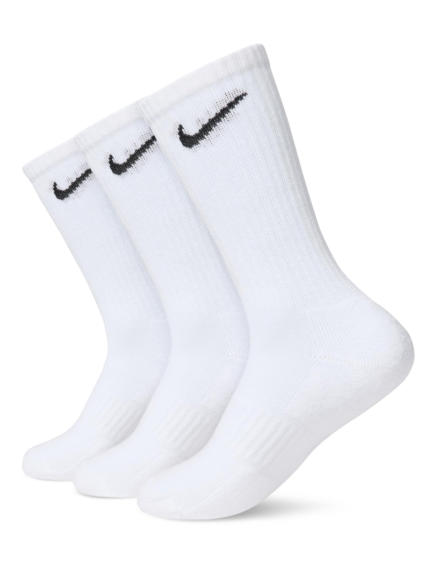 Nike Mens Everyday Cushioned Socks, White/(black), M EU