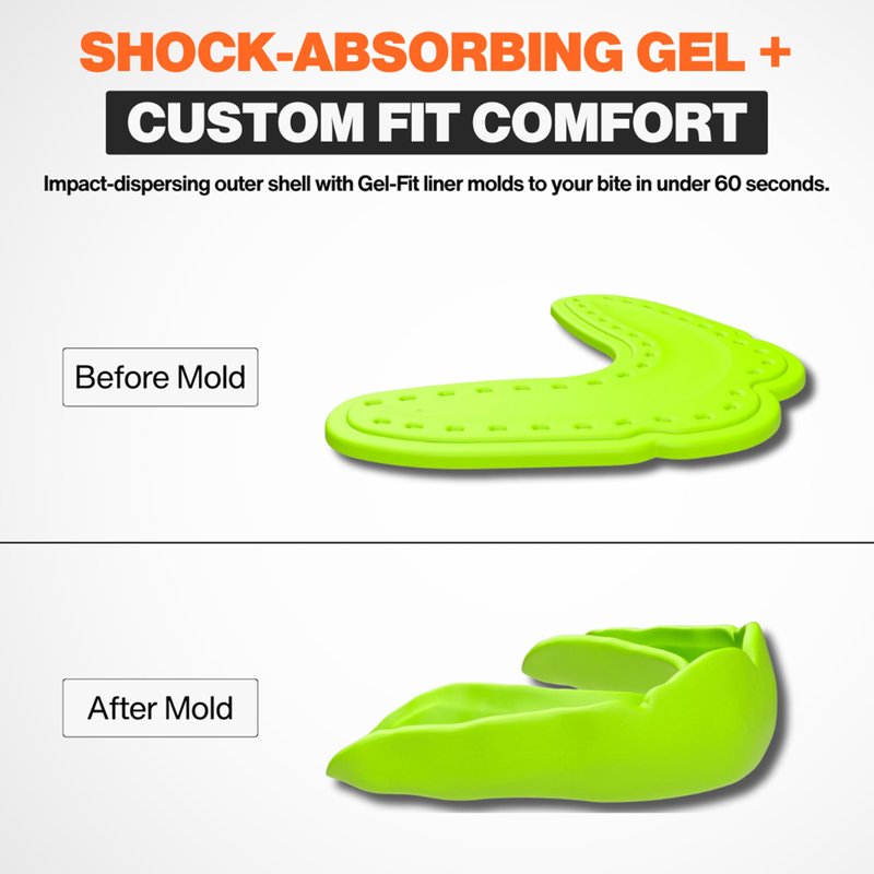 Shock Doctor MicroGel Sports Mouth Guard, Football, Basketball, Boxing, Lacrosse Mouthguard