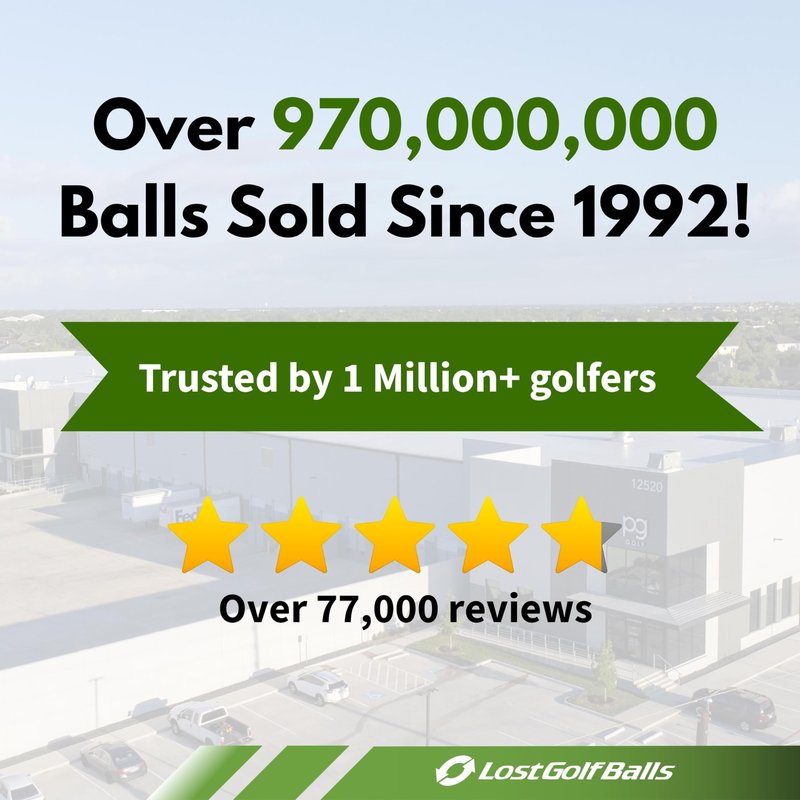 Premium Golf Ball Mix - AAAA Yellow Pro Styles, Great Brands. 50 Near Mint Quality Used Golf Balls (50PK-PLYL-2)