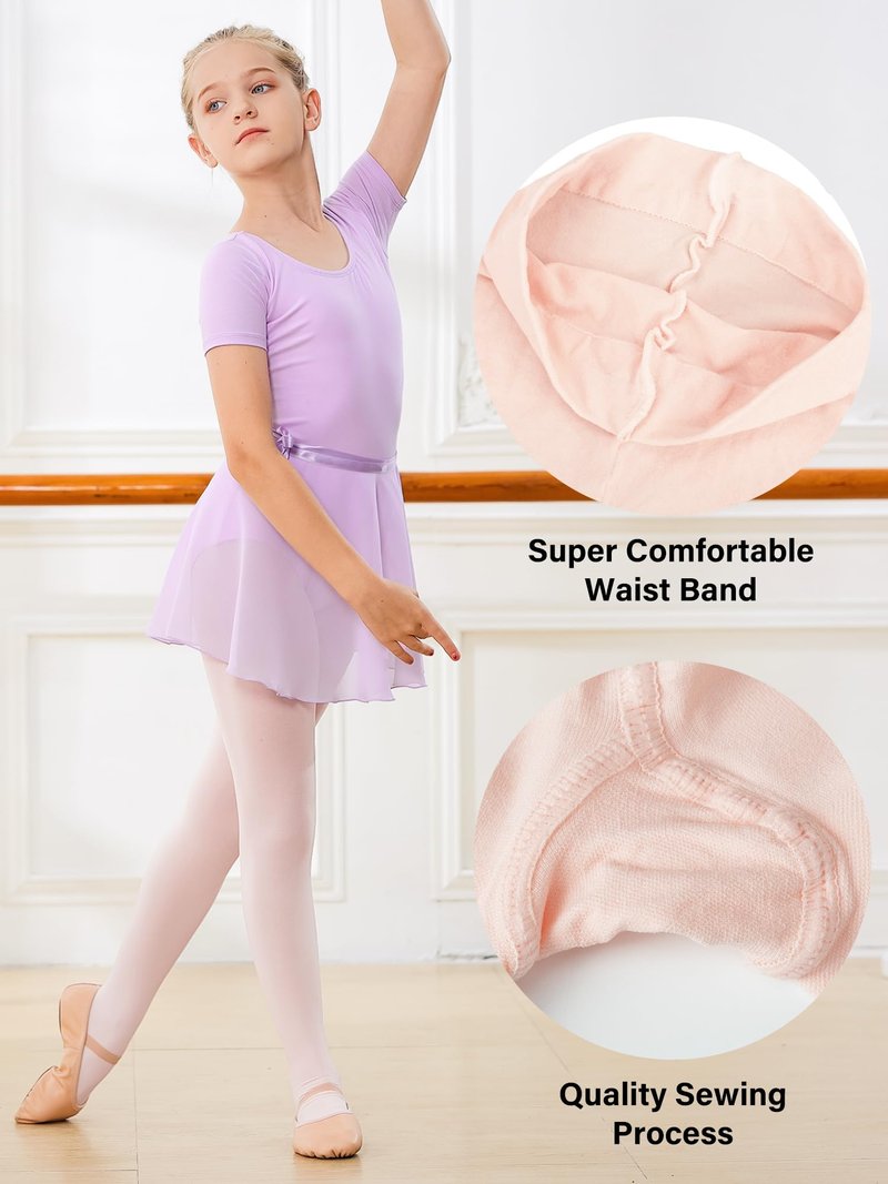 Stelle Girls Ballet Dance Students School Footed Tight (Toddler/Little Kid/Big Kid)(BP,6-8 Years)