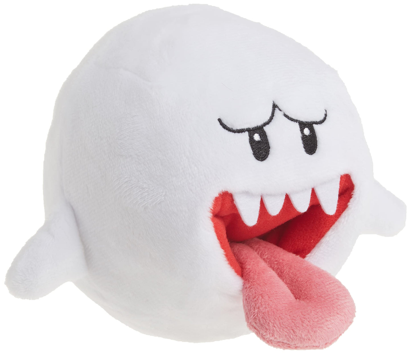 Little Buddy Super Mario All Star Collection 1428 Ghost Boo Stuffed Plush, 4"