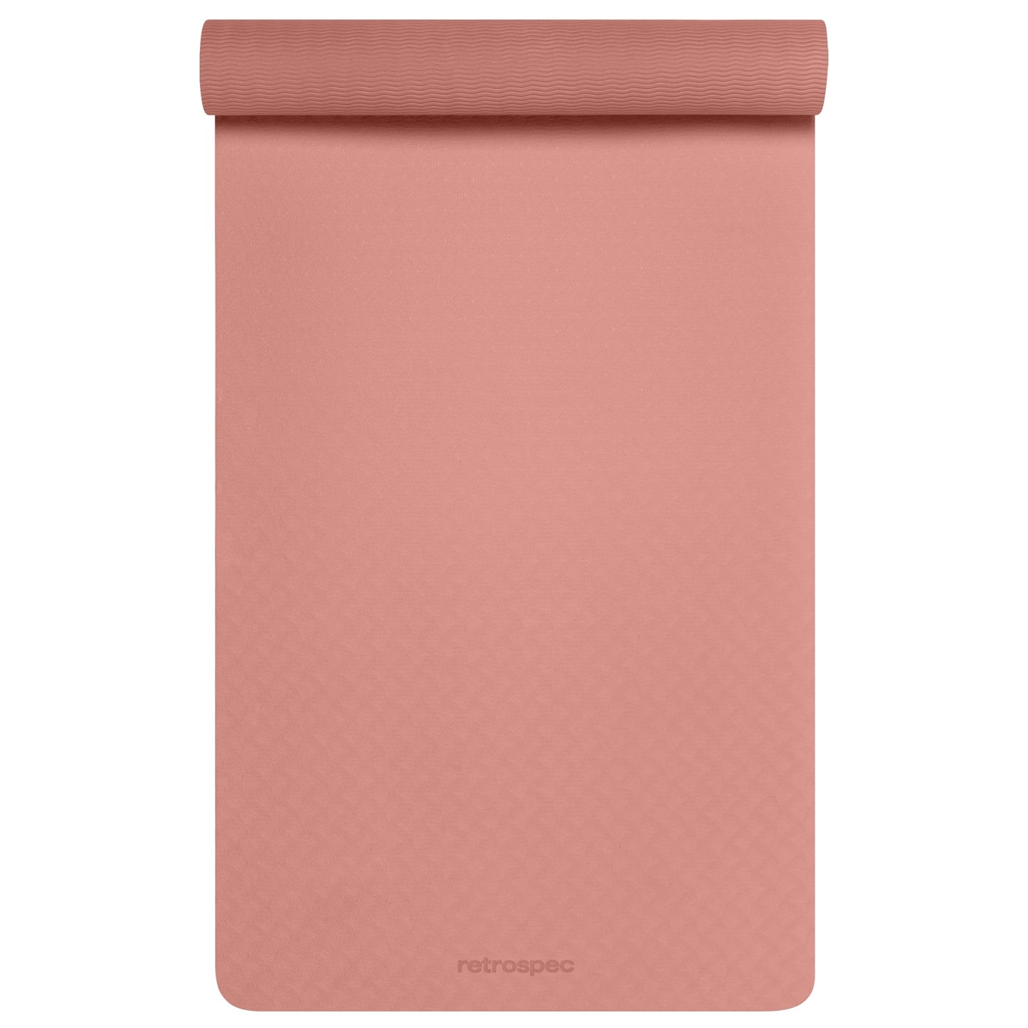 Retrospec Zuma Yoga Mat 6mm Thick Non-Slip TPE Exercise Mat | Cushioned Workout Mat for Yoga Pilates and Home Stretching | 72 x 24 with Carrying Strap