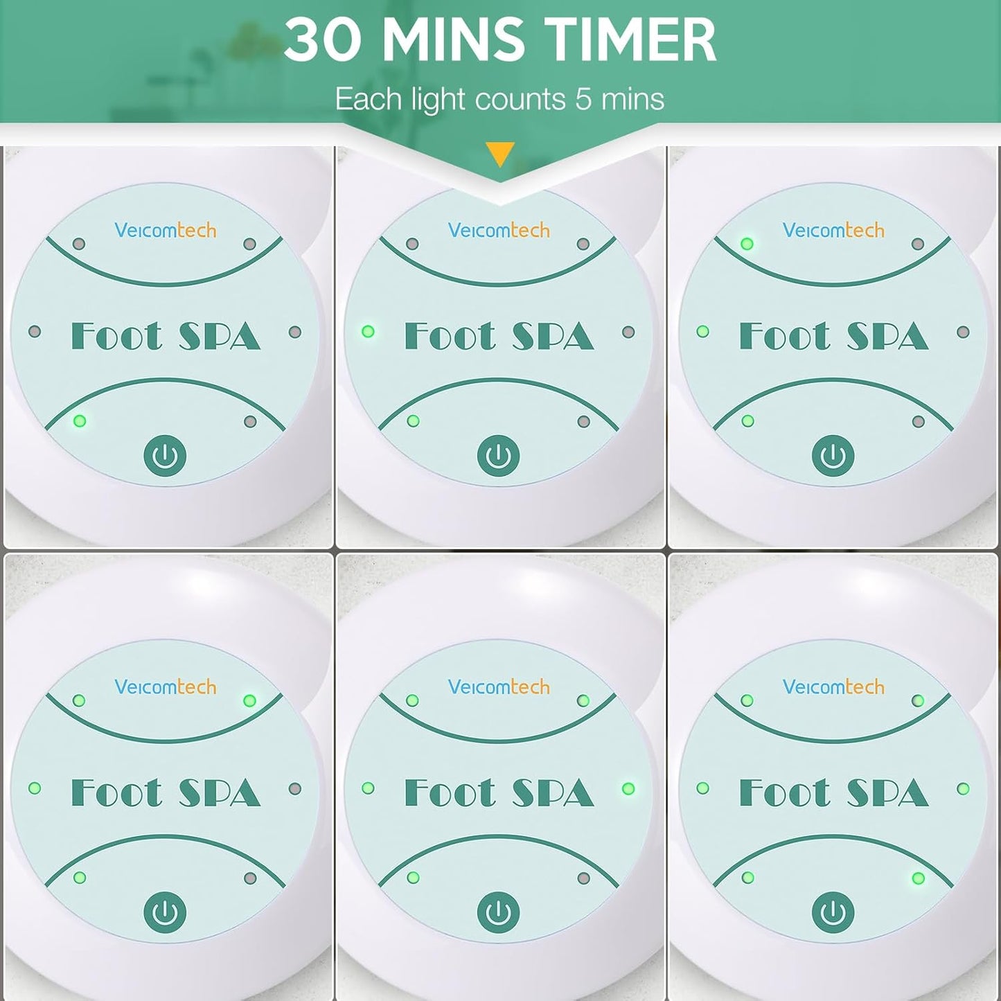 Ionic Detox Foot Bath Machine, Foot Detox Spa Ion Cleanse Chi Machine for Home Use Beauty Club Salon, Regain Health & Vitality with 5 Liners （Tub Not Include）
