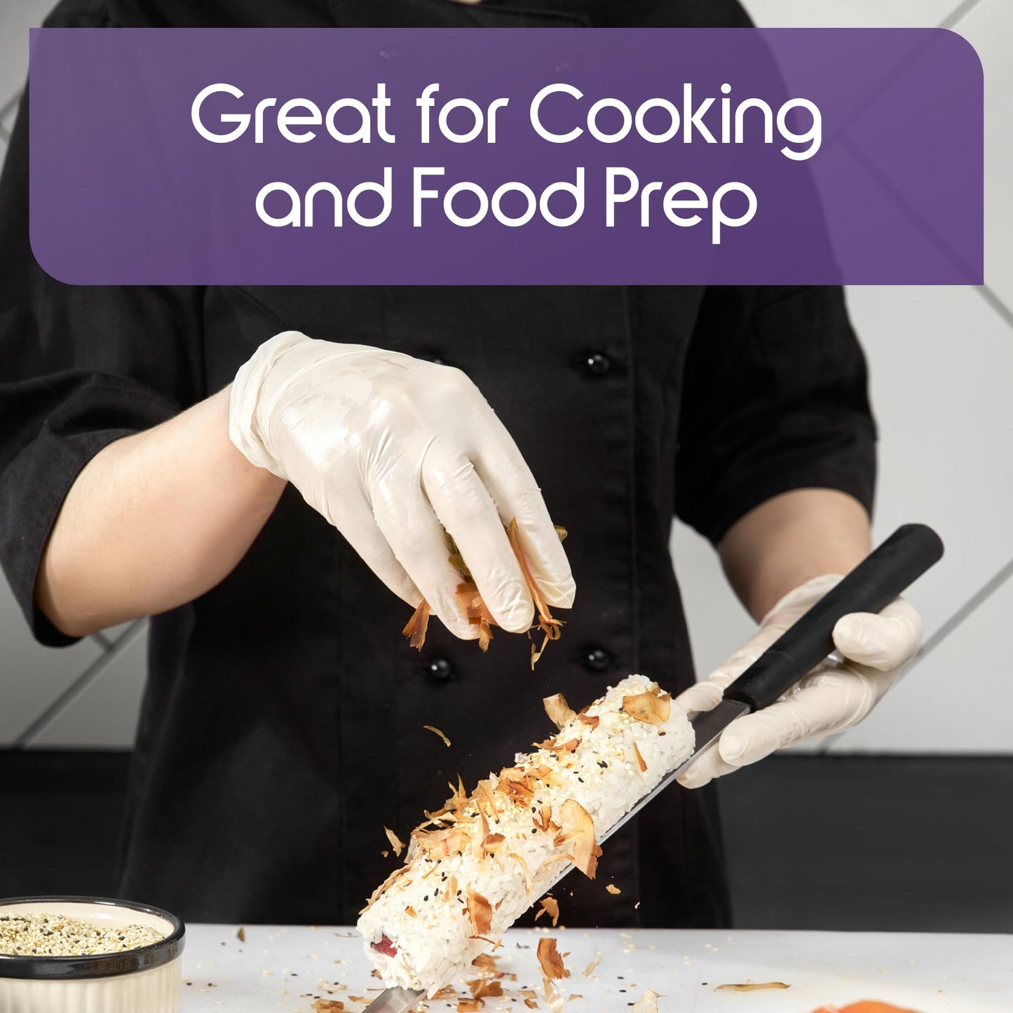 Inspire Stretch Vinyl Exam Gloves | THE ORIGINAL Quality Disposable Latex Free Medical Glove Cleaning Cooking Food Service Labs Healthcare and Household, Medium 1000 Count