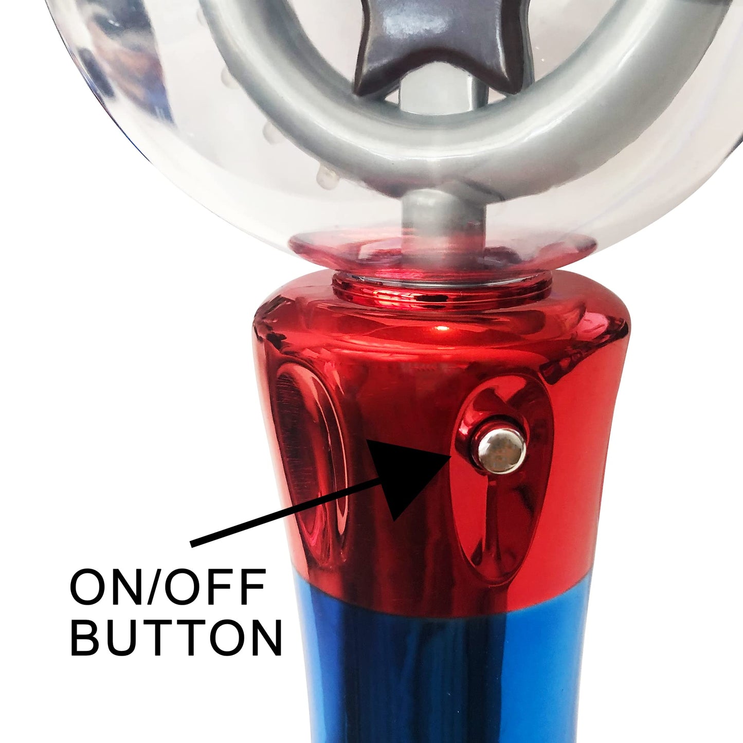 ArtCreativity Spinning Light Up Toy Wand – Magic Ball with LED Lights, Sensory Spinner for Kids, Party Favors & Classroom Prizes, Autism-Friendly Gift