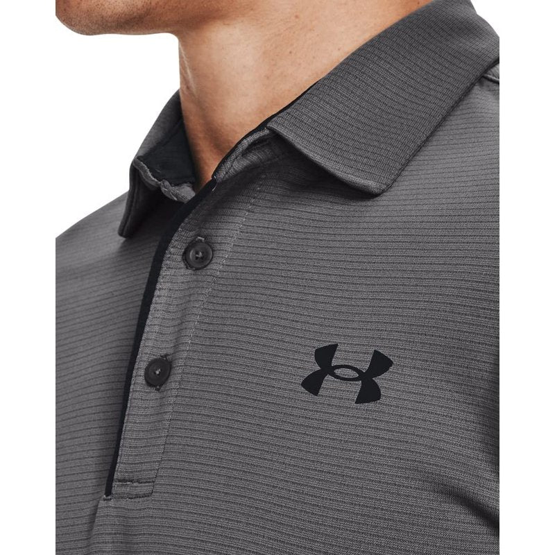 Under Armour Men's Tech Golf Polo , Graphite (040)/Black, Medium
