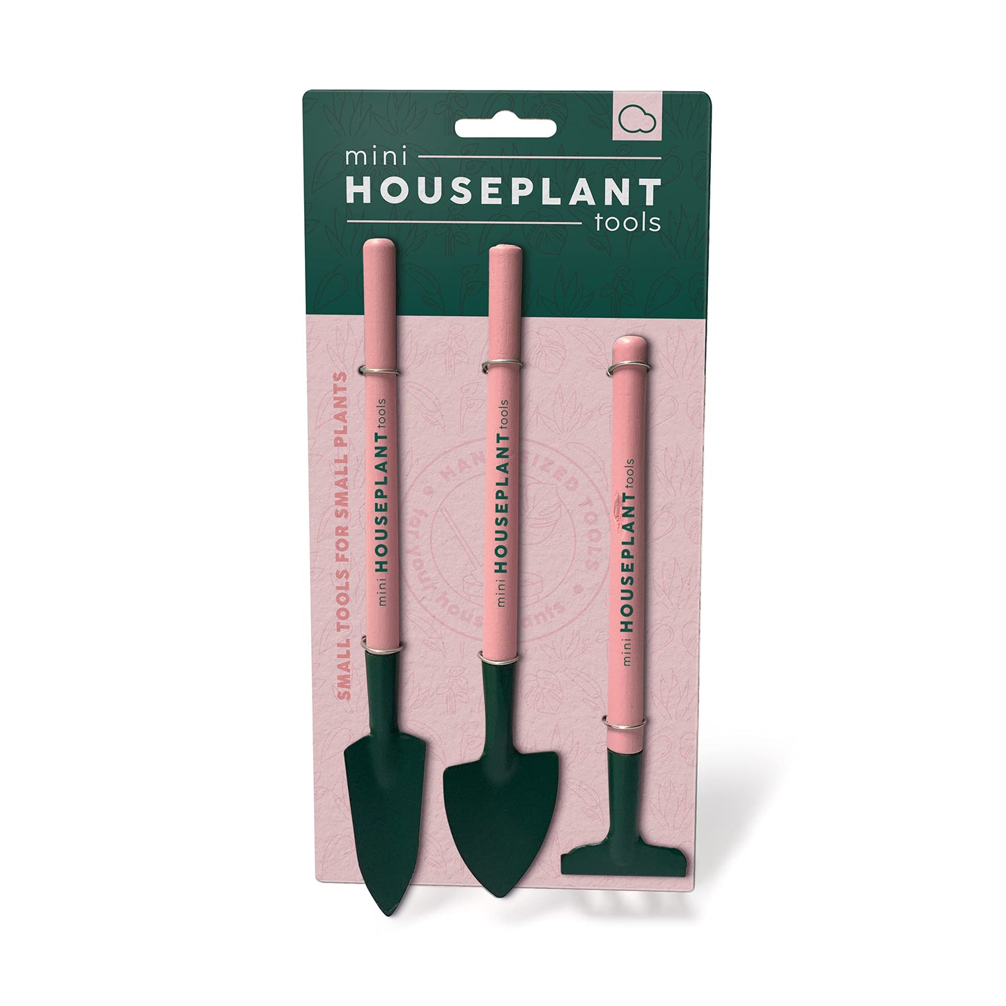 Bubblegum Stuff - 3 Indoor Garden Tools Set - Garden Tools For House Plants, House Plant Accessory, Gardening Kit, Tool Set, Cleaning Brush Set, Gardening Tools - Garden Shovel, Trowel And Rake