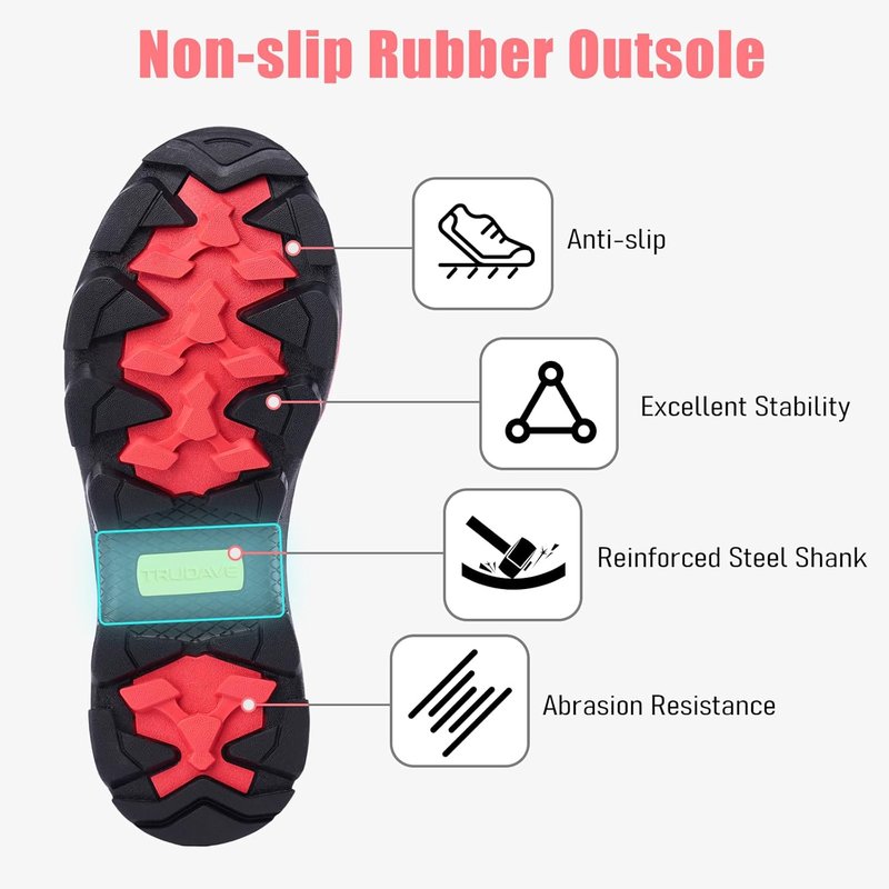 Rubber Rain Boots for Women - Neoprene Insulated, Anti-Slip Mid-Calf Waterproof | Sizes 6-11