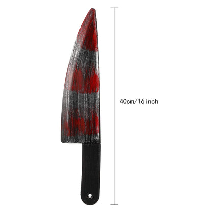 7 Halloween Sheets Scar Tattoo Stickers with Halloween Fake Knife for Halloween Party Costume