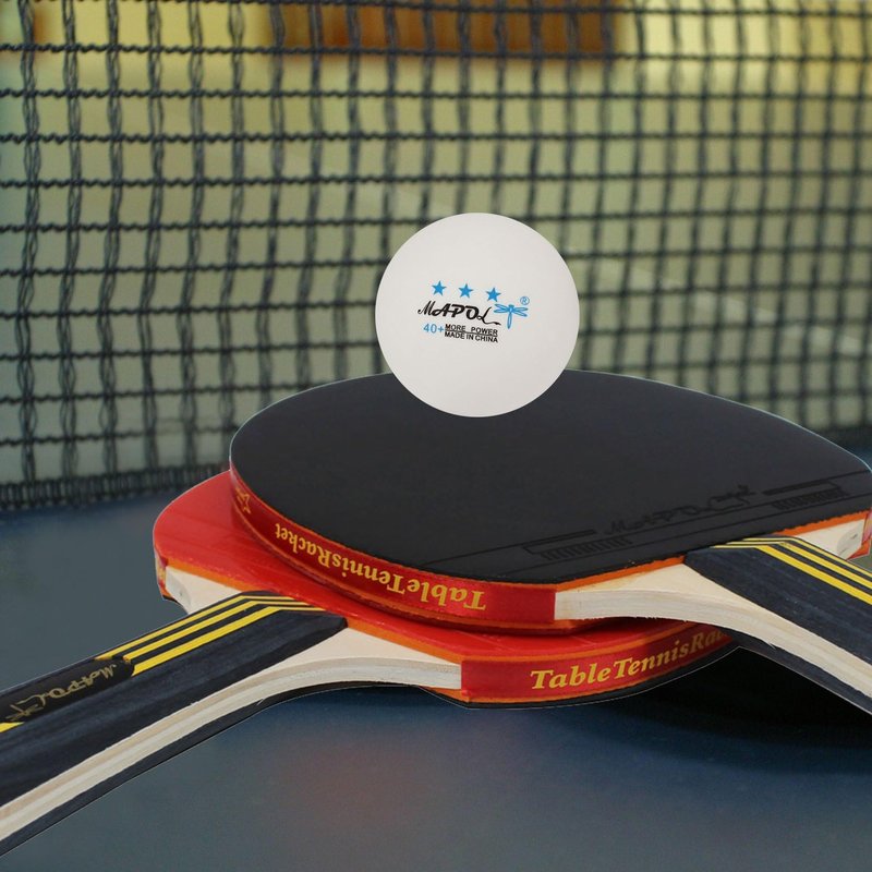 MAPOL 50 White 3-Star Table Tennis Ball Premium Training Ping Pong Balls