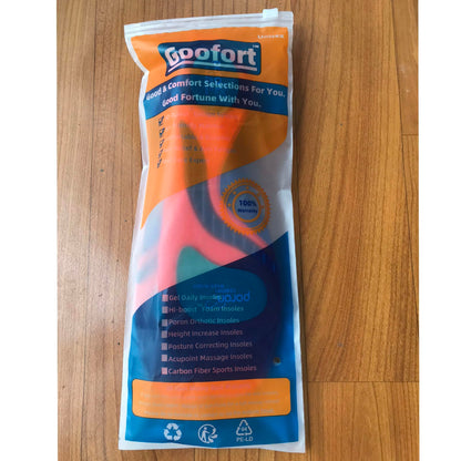 Goofort Arch Support Gel Insoles Women Men 7-Times-Shock-Protection 3D-Xpain™-Poron Plantar Fasciitis Orthotic Insoles Flat feet Insole Orthopedic Insoles Metatarsalgia Heel Pain Comfort Shoe Inserts