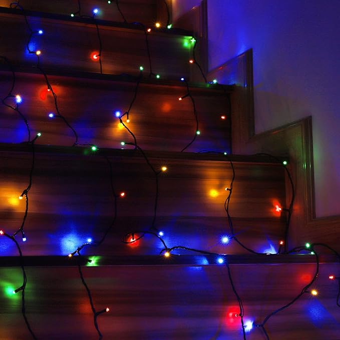Weillsnow 328 FT 1000 LED Christmas String Lights with Remote & Timer, 8 Lighting Modes Twinkle Lights, Waterproof Fairy Lights For Outdoor Bedroom Backyard Tree Wall Christmas Decoration (Multicolor)