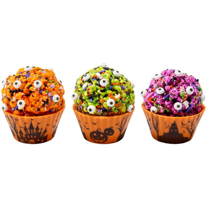 DecoPac Halloween Fusion Mix Sprinkles, 26oz, Shaped Candy Sprinkles in Handheld Container, Edible Decorations For Celebration Cakes, Cupcakes, Cookies and Donuts