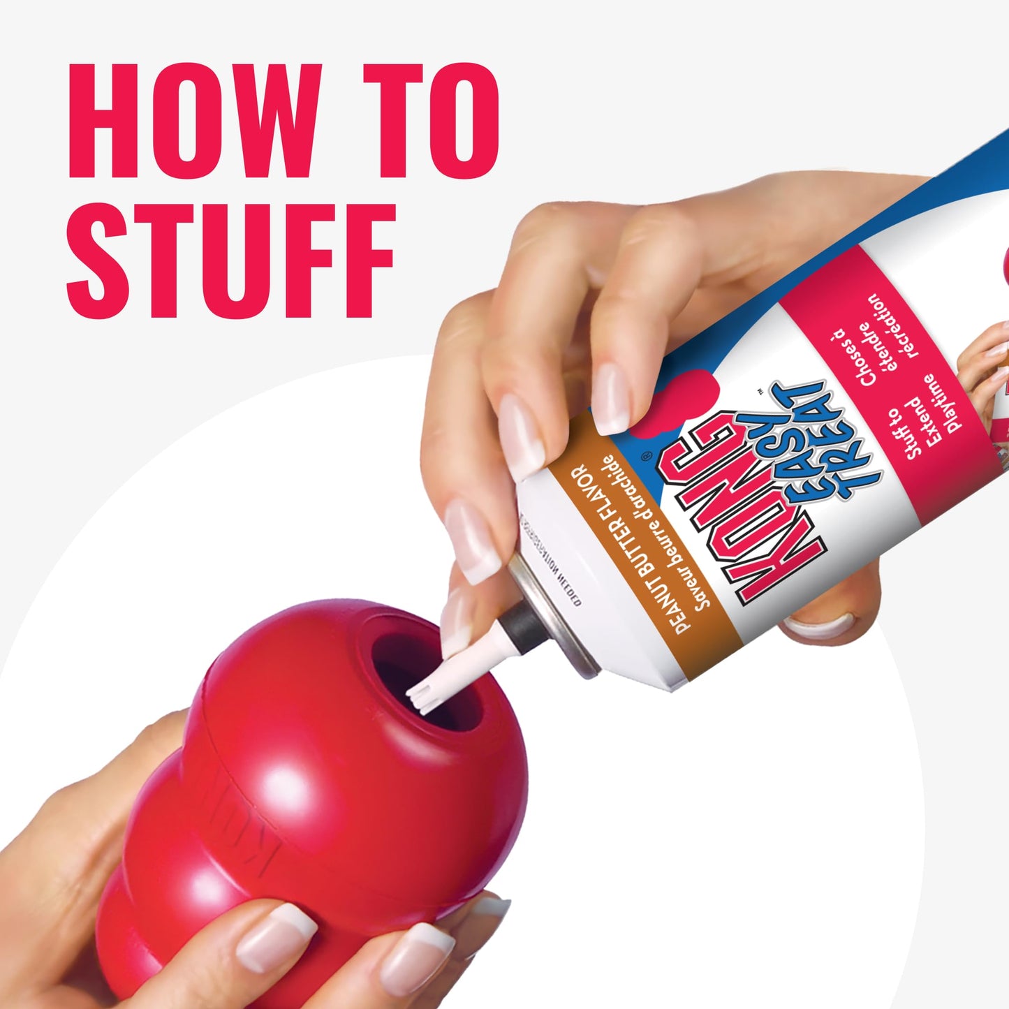 KONG Classic Stuffable Dog Toy - Fetch & Chew Toy for Dogs - Treat-Filling Capabilities - Durable Natural Rubber Material - For Small Dogs