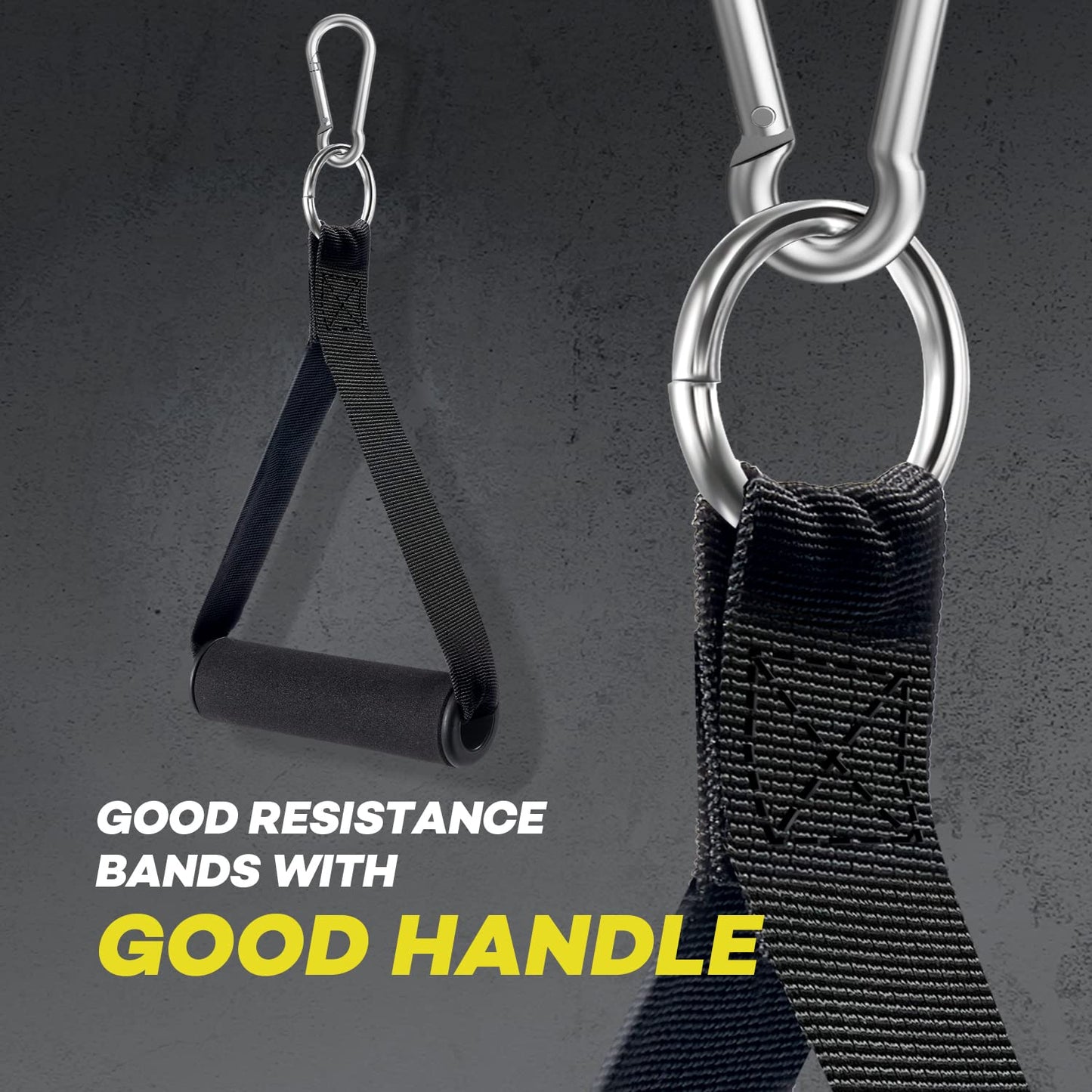 Heavy Resistance Bands for Working Out 240lbs, NITEEN Resistance Bands with Handles Weight Exercise Bands for Men Women, Workout Bands with Door Anchor and Ankle Straps Strength Training Equipment