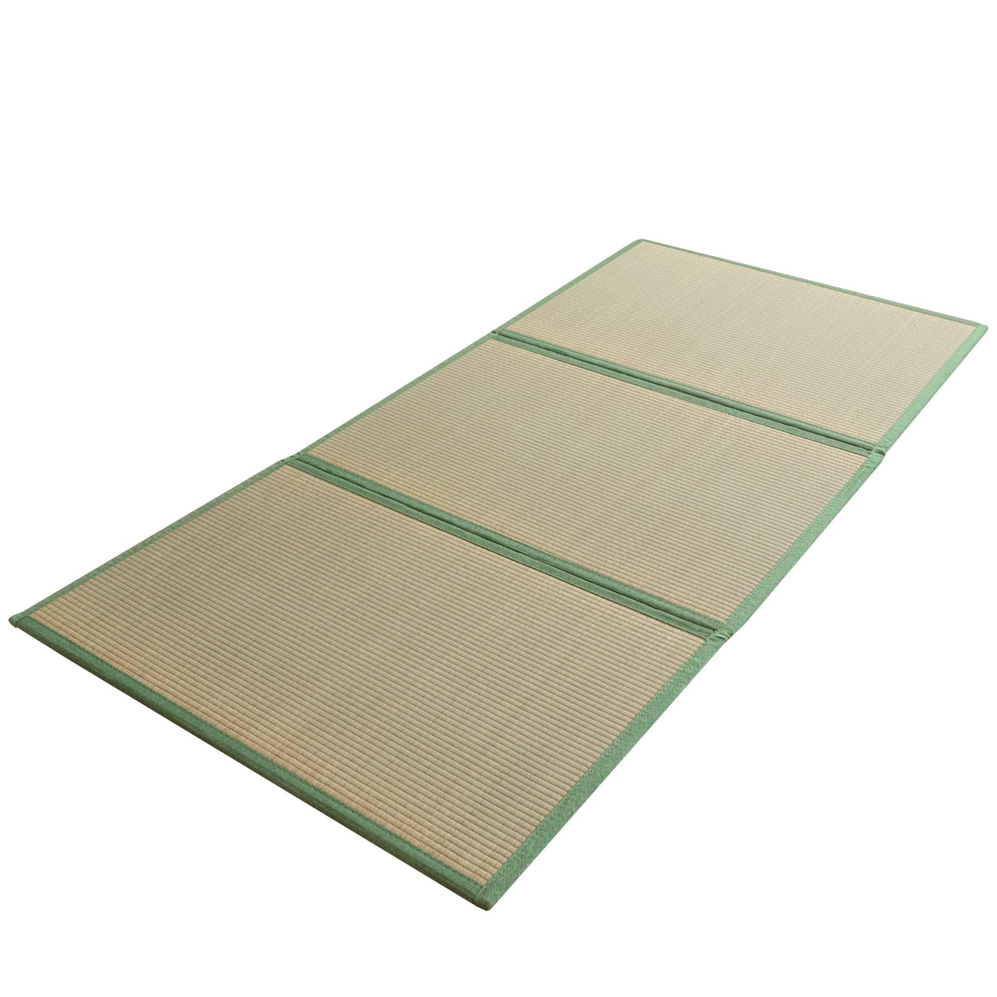MAXYOYO Japanese Tatami Mat 100% Rush Grass Portable Folding Mat Firm Traditional Floor Tatami 79"x39"x0.47"