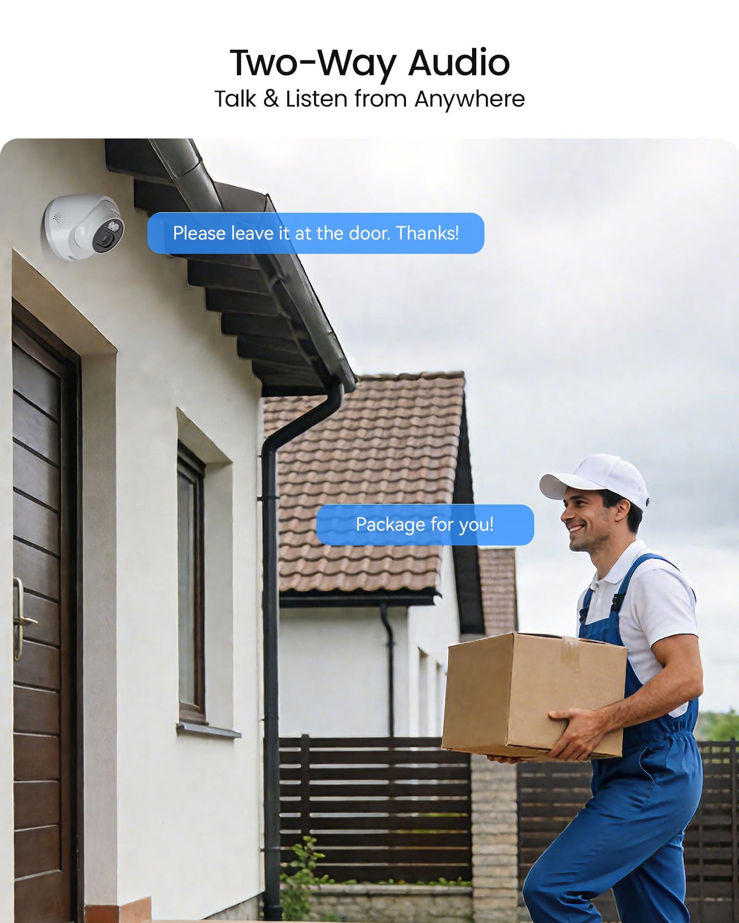 ZOSI C220 8CH 4MP QHD 2.5K PoE Home Security Camera System, 8CH 5MP 3K NVR with Smart AI Human Detection, 4 x 4MP(1440p) Dome IP Cameras Outdoor Indoor, Two-Way Audio (Hard Drive not Included)