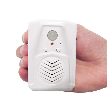 SierraTeck Motion Activated Voice Player - Recordable, Built-in Microphone – Independent Living, Point of Sale Advertising, Door Greeter, Entry Alert