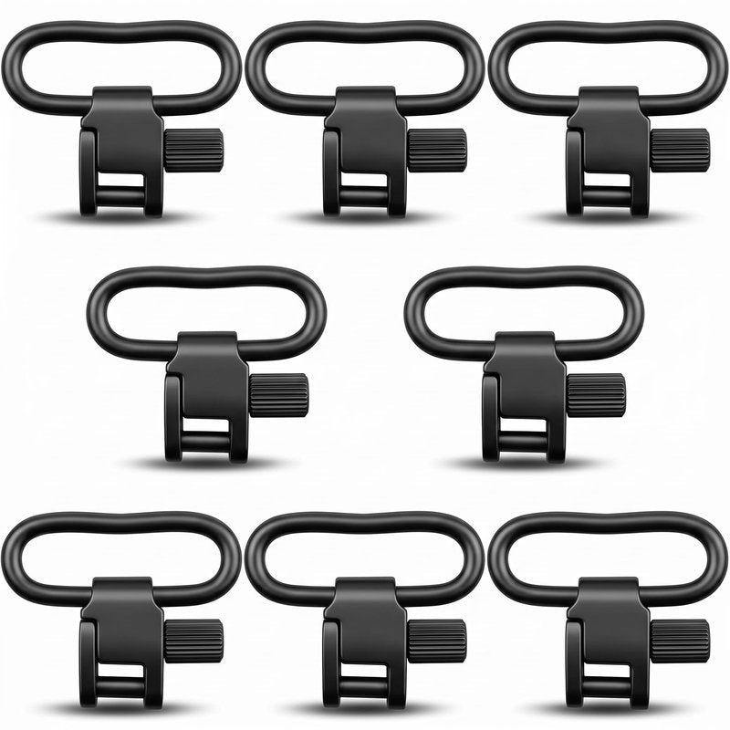 GGYOU 8-PCS Sling Swivels 1 inch Two Point Sling Attachment Clips for Rifle and Shotgun (1 inch)