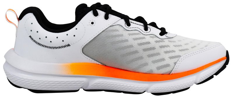 Under Armour Men's Charged Assert 10 Shoes, (101) White/White/Black, 8 X-Wide