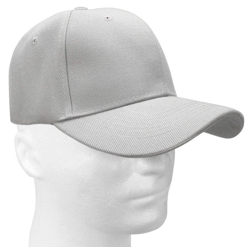 Falari Baseball Cap Adjustable Size for Running Workouts and Outdoor Activities All Seasons (1pc Light Grey)